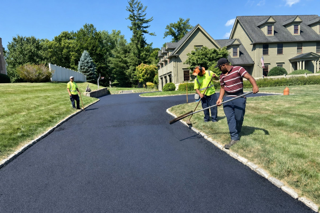 Driveway paving